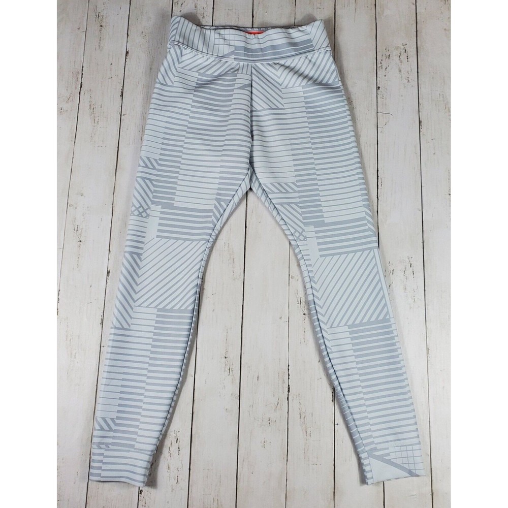 Stylish Gray Geometric Women's Leggings